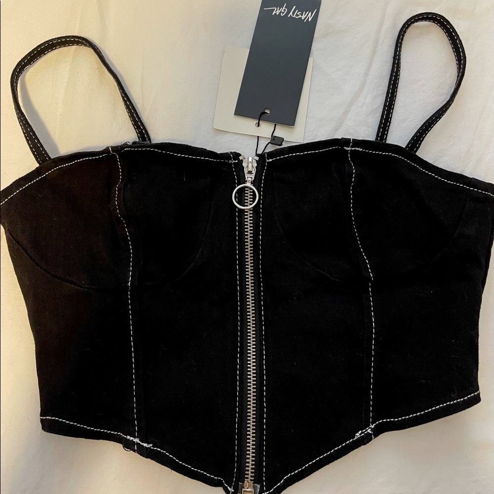 Nasty gal zip up top